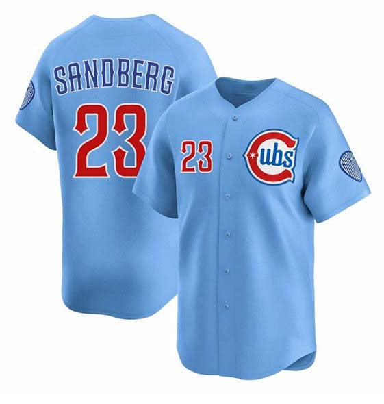 Chicago Cubs #23 Ryne Sandberg Blue 2024-25 2nd Alternate Limited Stitched Baseb