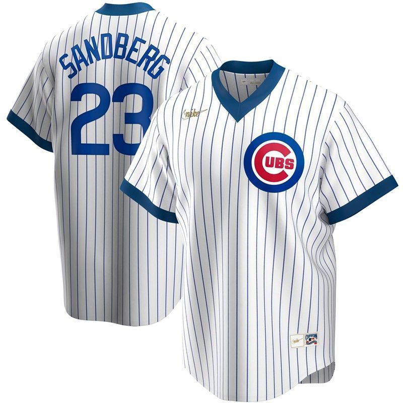 Chicago Cubs Ryne Sandberg 23 2020 Mlb White Jersey