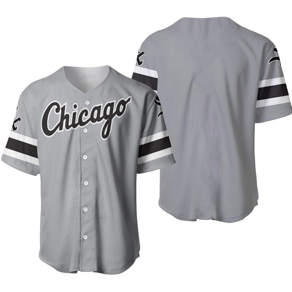 Chicago White Sox 2020 Mlb Dark Grey Jersey Inspired Style Baseball Jersey
