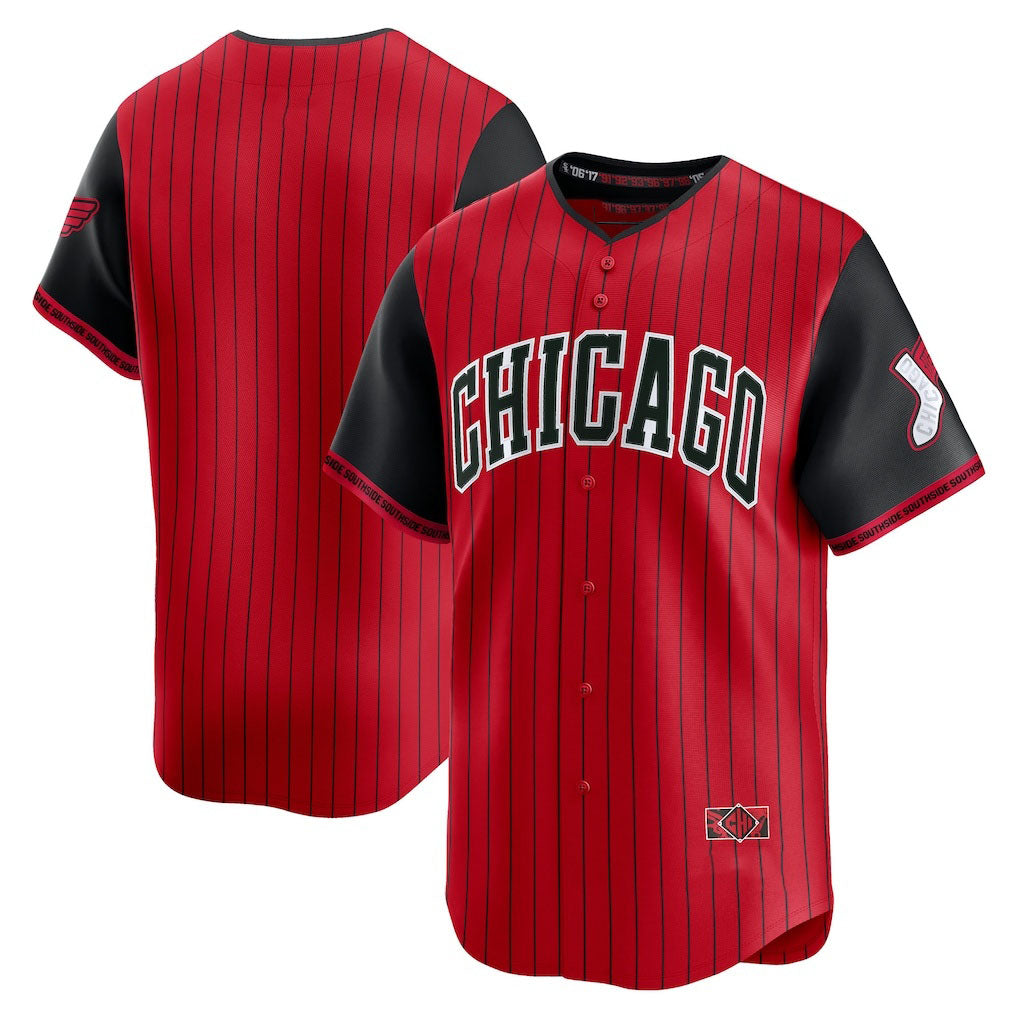 Chicago White Sox 2025 City Connect Limited Jersey Red/Black Stitched Baseball