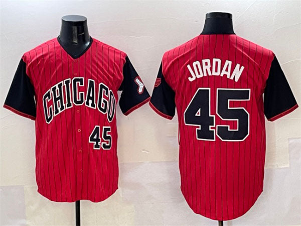 Chicago White Sox #45 Michael Jordan Red Black 2025 City Connect Limited Stitche