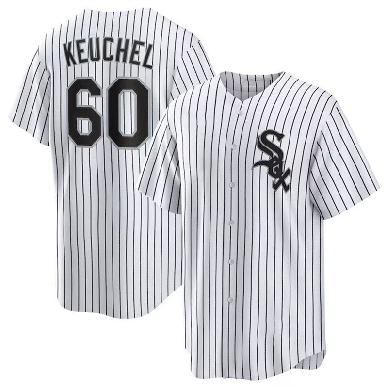 Chicago White Sox #60 Dallas Keuchel White City Connect Replica Player Jersey Ba