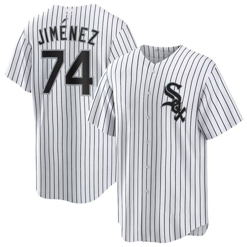 Chicago White Sox #74 Eloy Jimenez White City Connect Replica Player Jersey Base