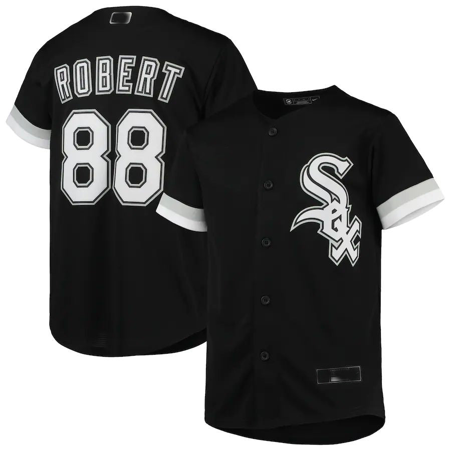 Chicago White Sox #88 Luis Robert Black Alternate Replica Player Jersey Baseball