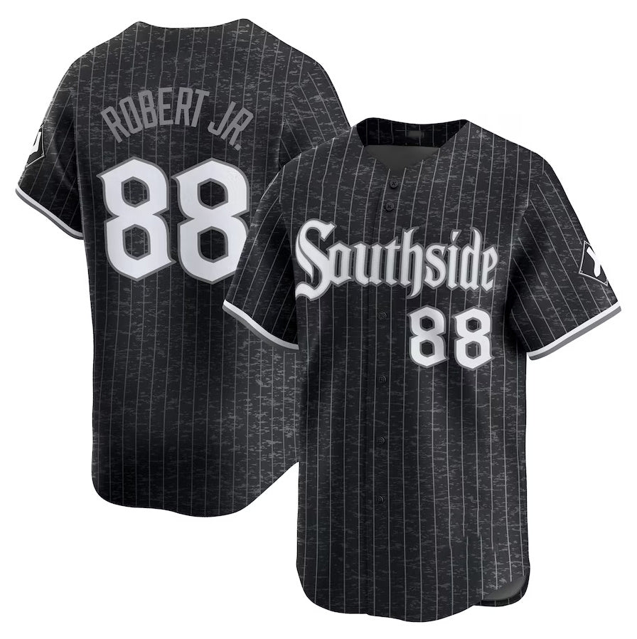 Chicago White Sox #88 Luis Robert Jr. City Connect Limited Player Jersey Black