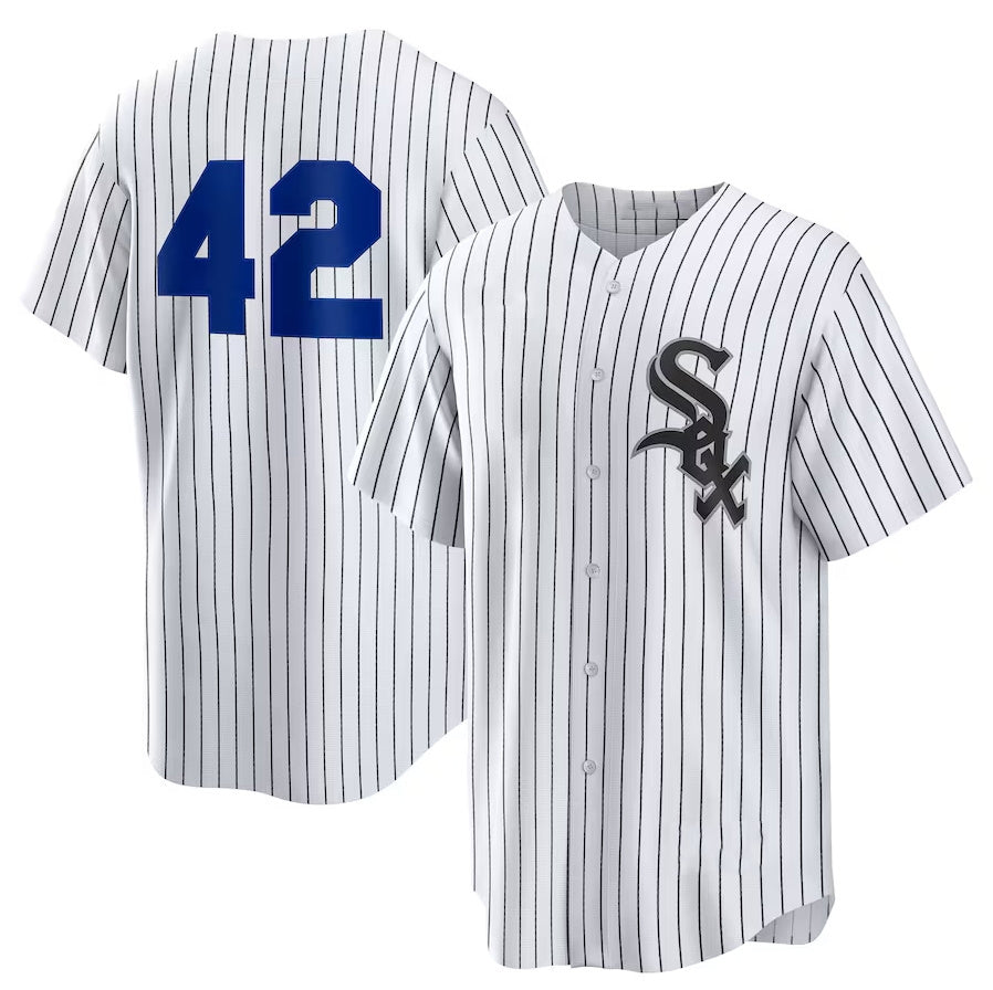 Chicago White Sox Home 2025 Jackie Robinson Day Replica Jersey White Stitched
