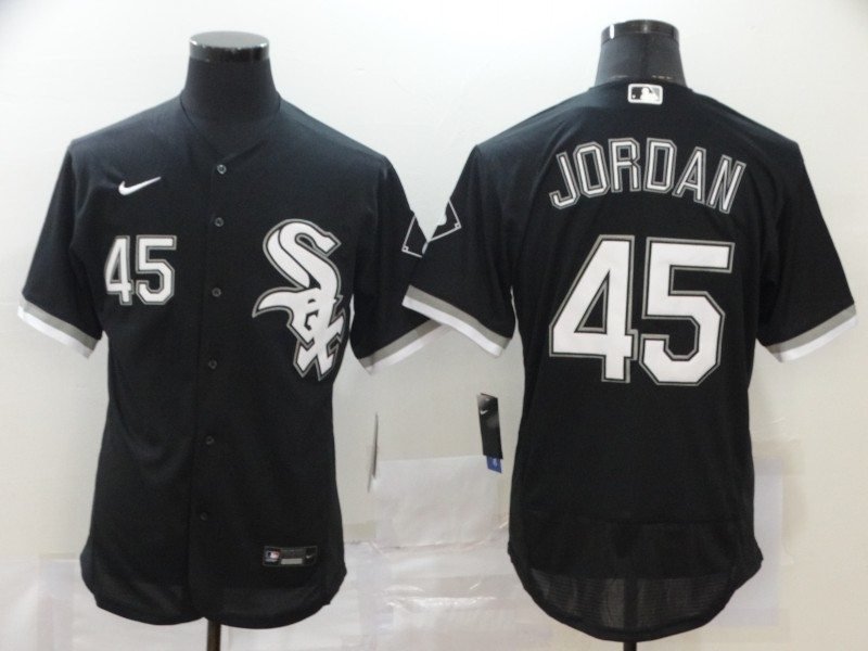 Chicago White Sox Michael Jordan 45 2020 Mlb Black Jersey