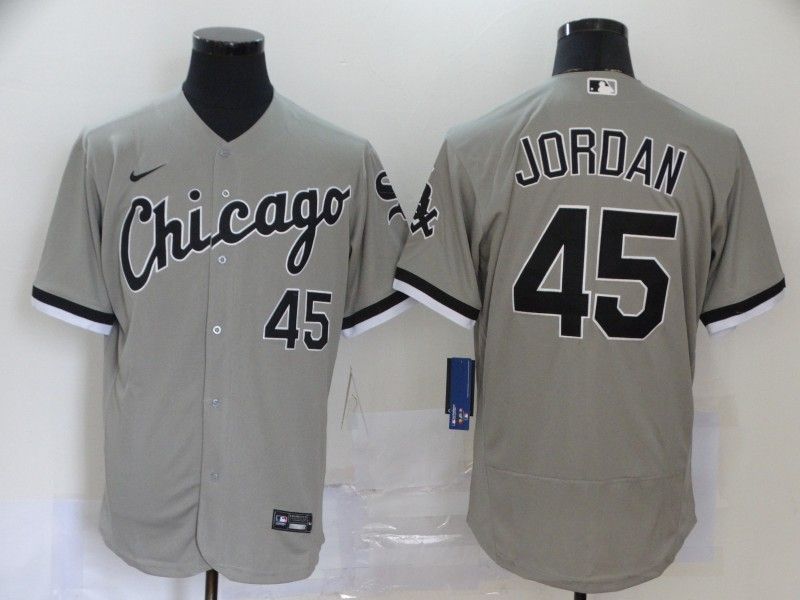 Chicago White Sox Michael Jordan 45 2020 Mlb Grey Jersey