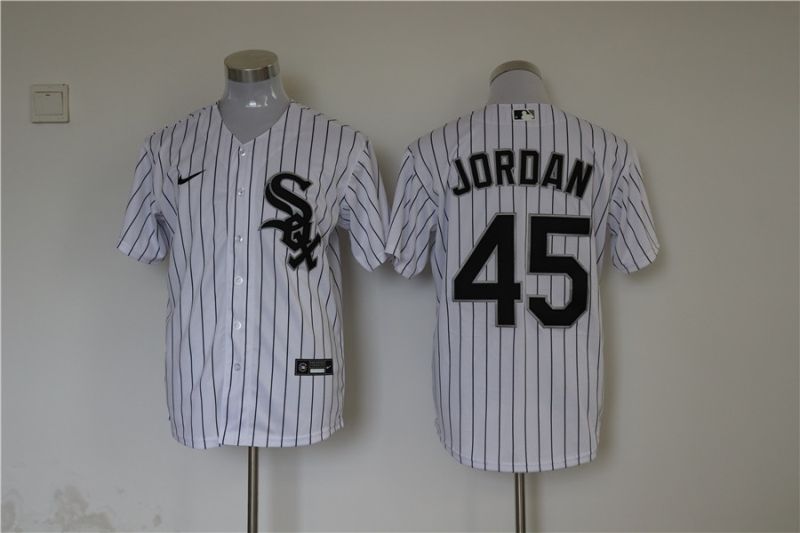 Chicago White Sox Michael Jordan 45 2020 Mlb White Jersey