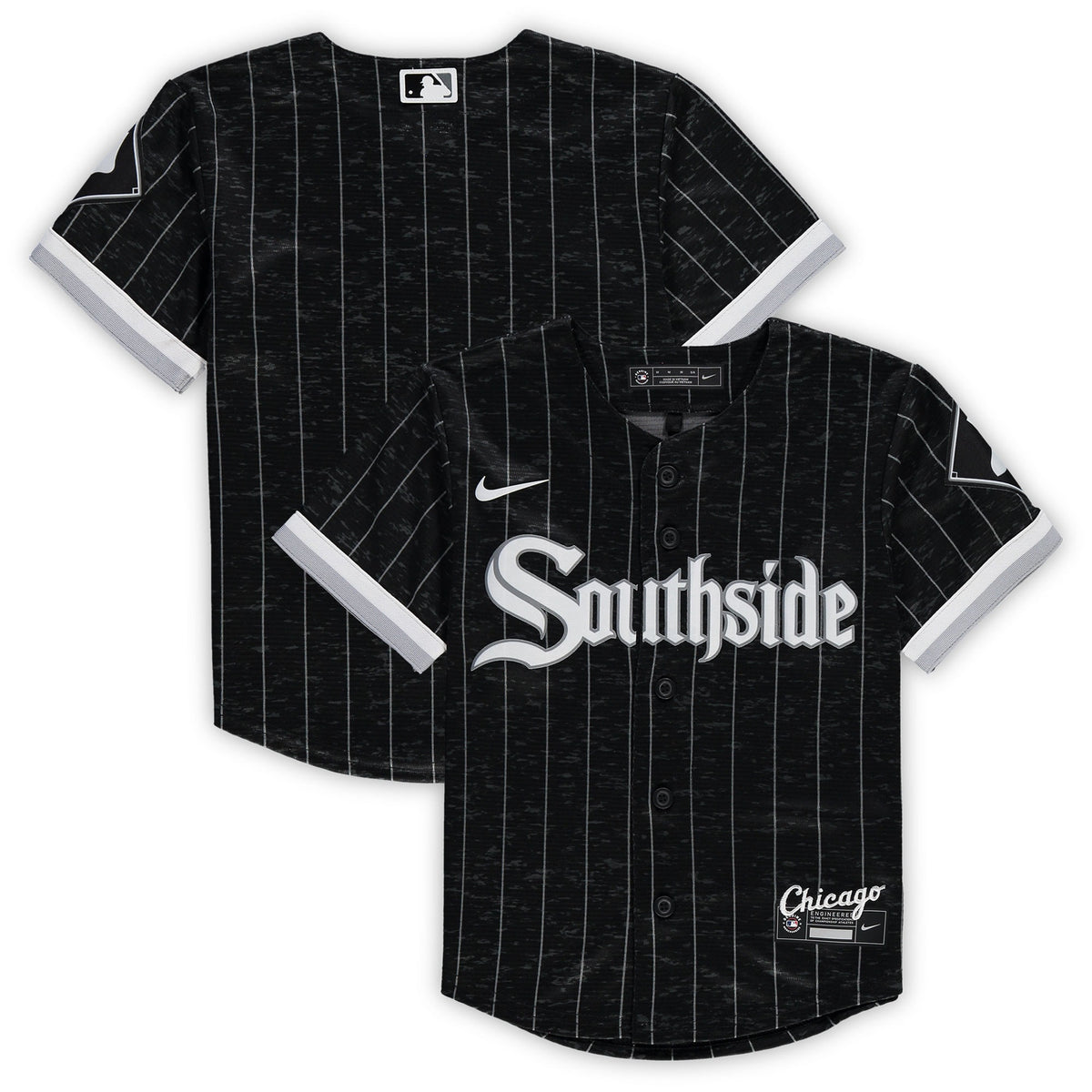 Chicago White Sox Preschool 2021 Mlb City Connect Replica Team Jersey Blackgray