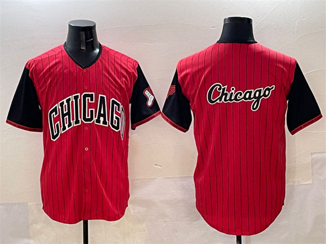 Chicago White Sox Team Big Logo Red Black 2025 City Connect Limited Stitched Bas