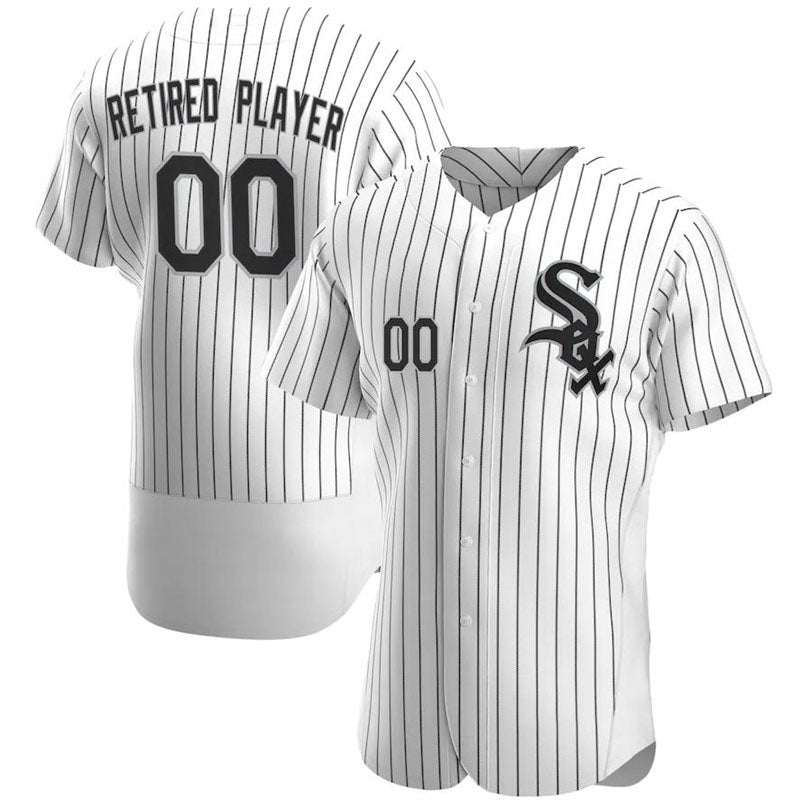 Chicago White Sox White Home Pick-A-Player Retired Roster Authentic Jersey Baseb