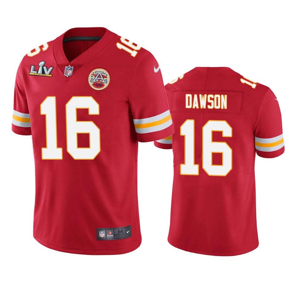 Chiefs Len Dawson Super Bowl Lv Red Vapor Limited Jersey