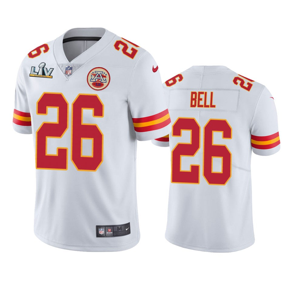 Chiefs Leveon Bell Super Bowl Lv White Vapor Limited Jersey