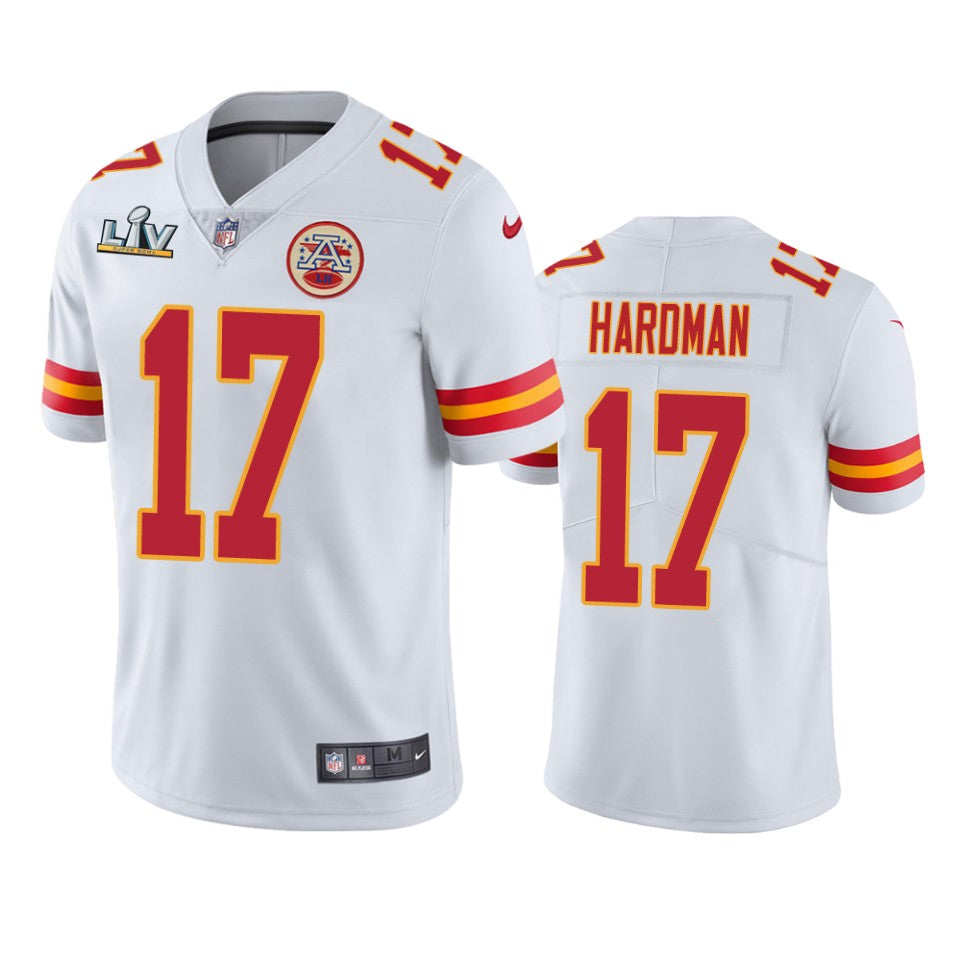 Chiefs Mecole Hardman Super Bowl Lv White Vapor Limited Jersey