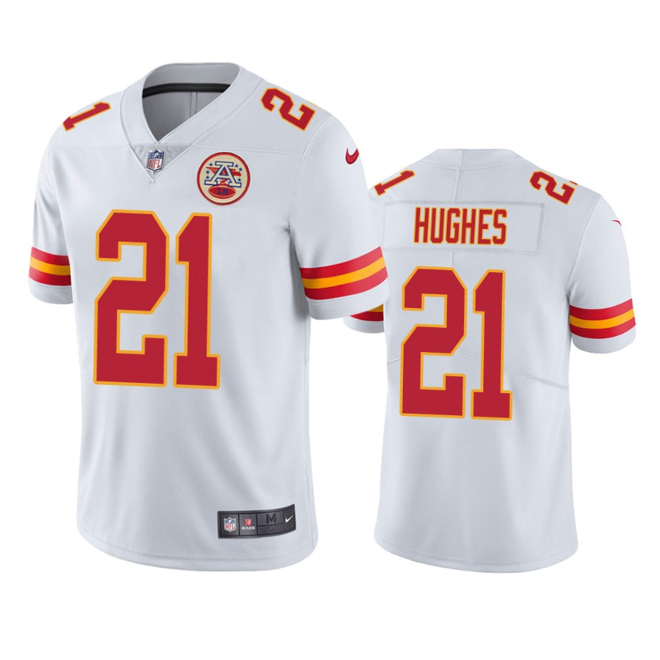 Chiefs Mike Hughes Vapor Limited White Jersey