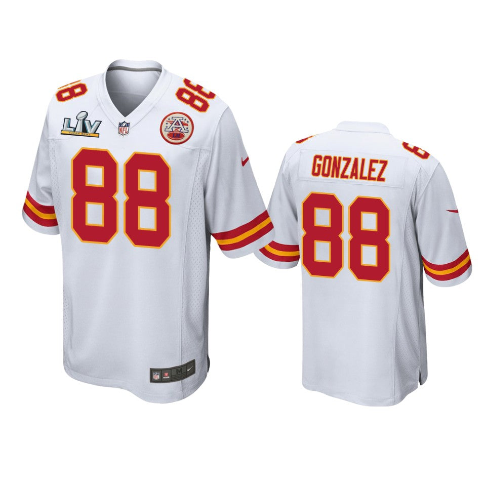 Chiefs Tony Gonzalez Super Bowl Lv White Game Jersey