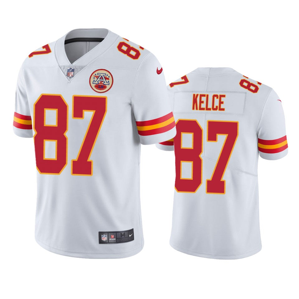 Chiefs Travis Kelce Vapor Untouchable Limited White Jersey Mens