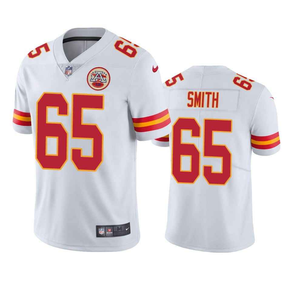 Chiefs Trey Smith Vapor Limited White Jersey