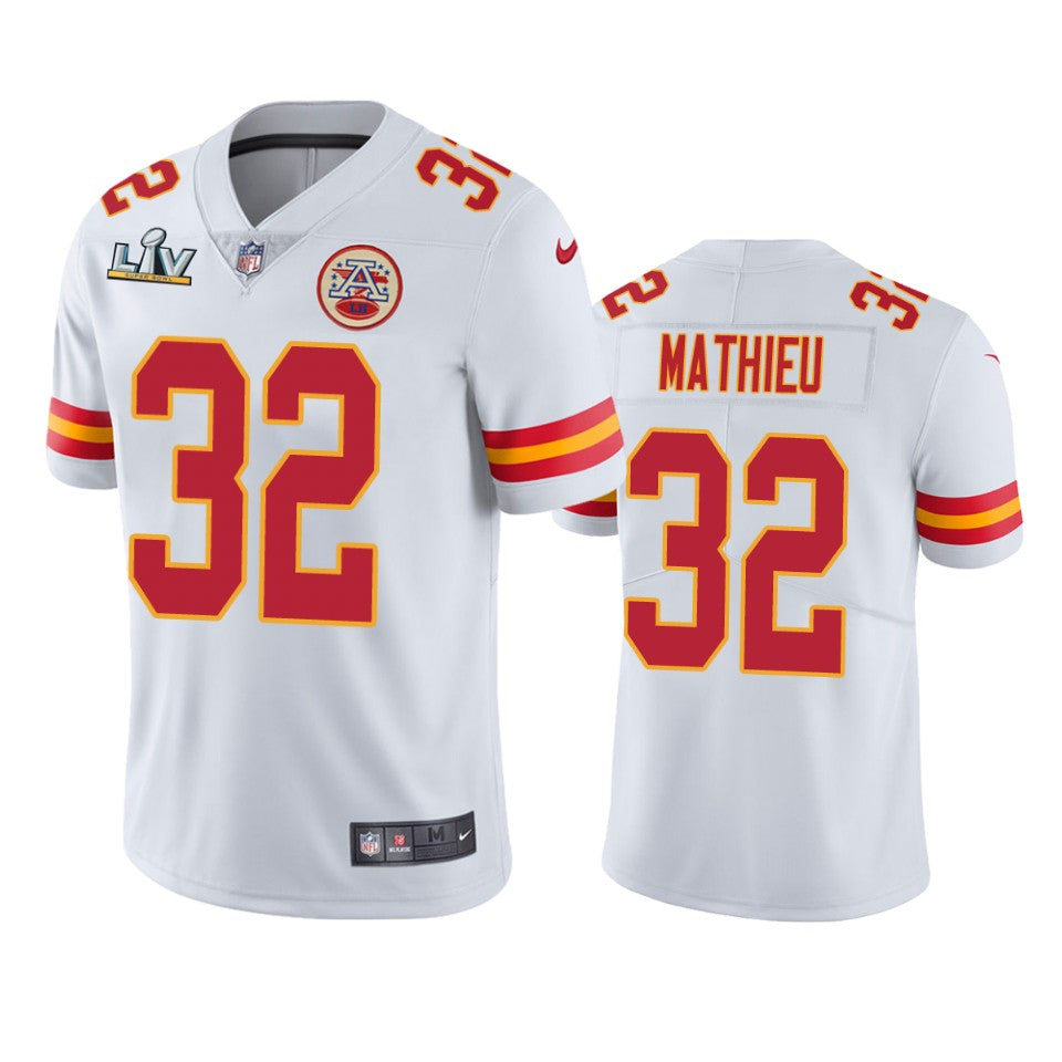 Chiefs Tyrann Mathieu Super Bowl Lv White Vapor Limited Jersey