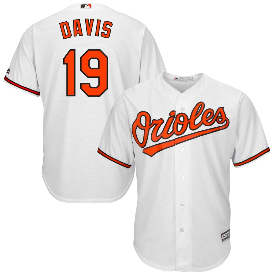 Chris Davis Baltimore Orioles Majestic Cool Base Player Jersey White