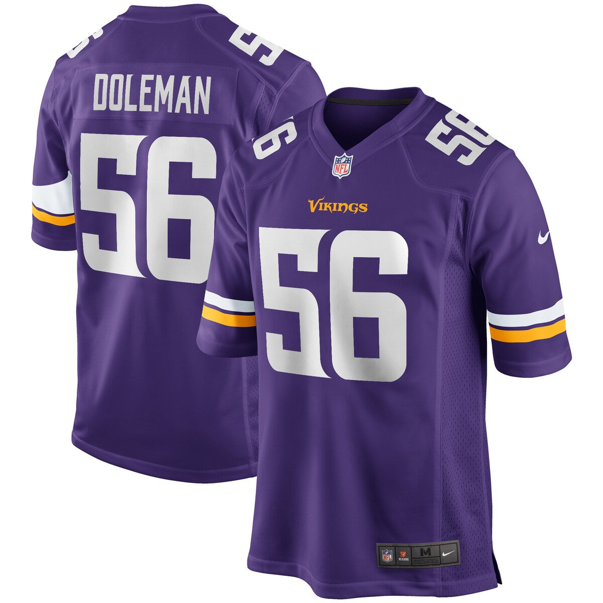 Chris Doleman Minnesota Vikings Nike Game Retired Player Jersey Purple