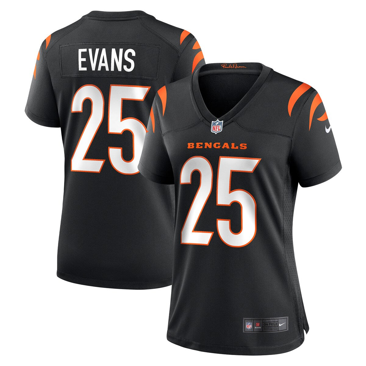 Chris Evans Cincinnati Bengals Nike Womens Game Jersey Black