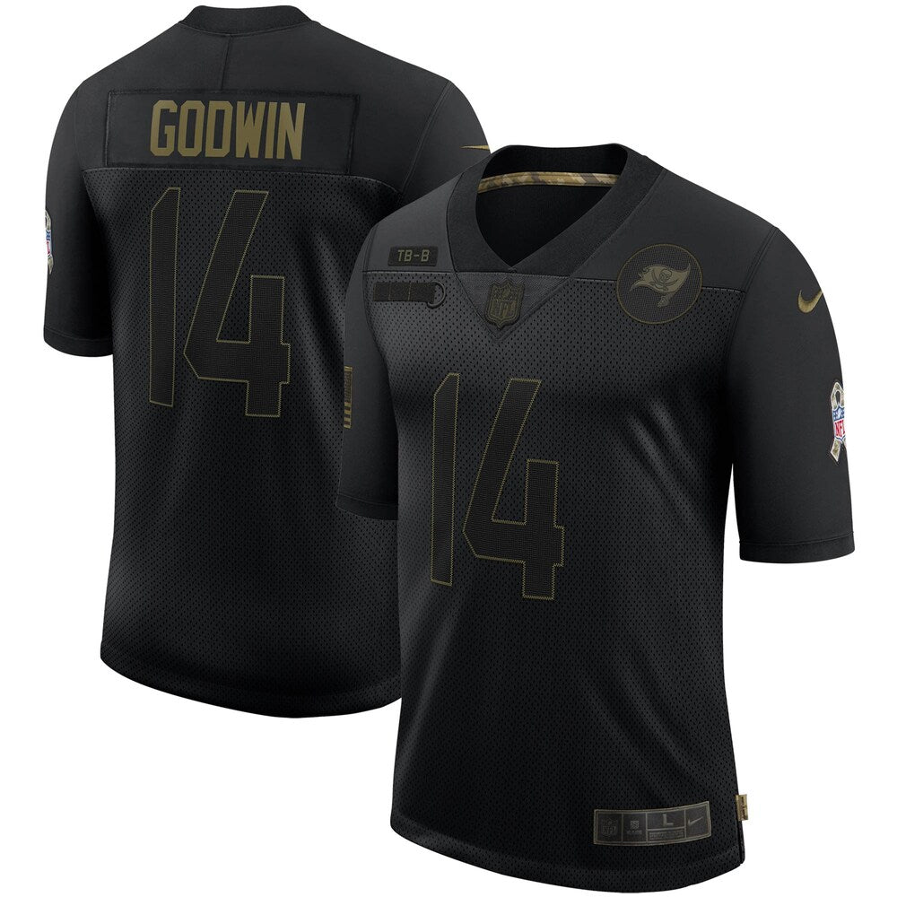 Chris Godwin Tampa Bay Buccaneers 2020 Salute To Service Limited Jersey Black