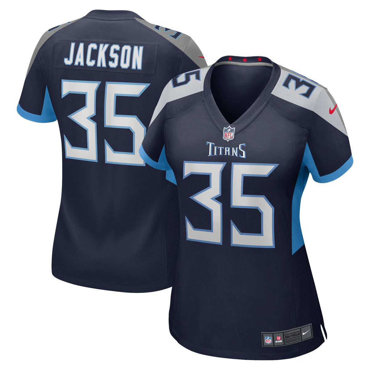 Chris Jackson Tennessee Titans Nike Womens Game Jersey Navy