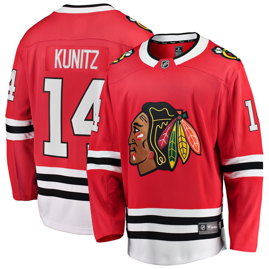 Chris Kunitz Chicago Blackhawks Fanatics Branded Breakaway Player Jersey Red