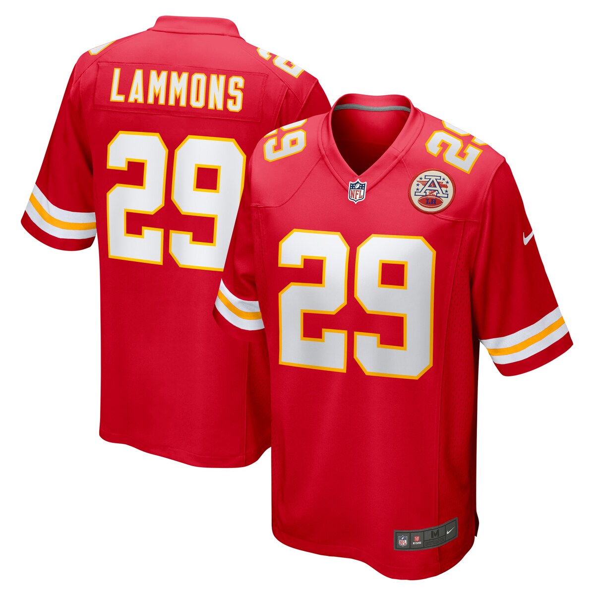 Chris Lammons Kansas City Chiefs Nike Team Game Player Jersey Red