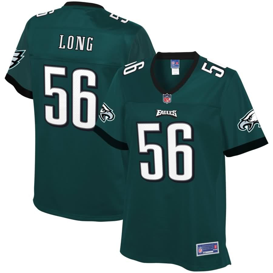 Chris Long Philadelphia Eagles Nfl Pro Line Womens Team Color Player Jersey Midnight Green