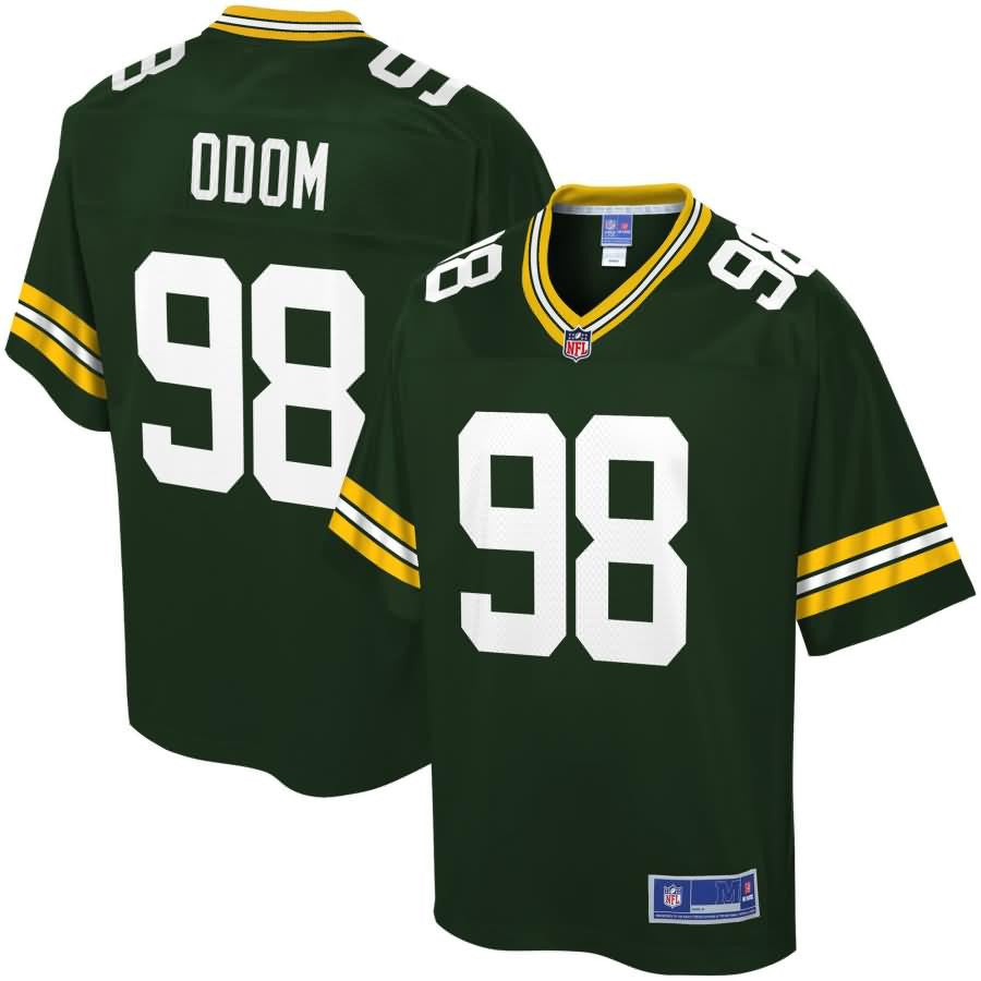 Chris Odom Green Bay Packers Nfl Pro Line Team Color Player Jersey Green