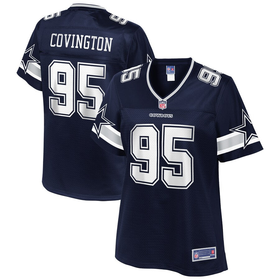 Christian Covington Dallas Cowboys Nfl Pro Line Womens Team Player Jersey Navy