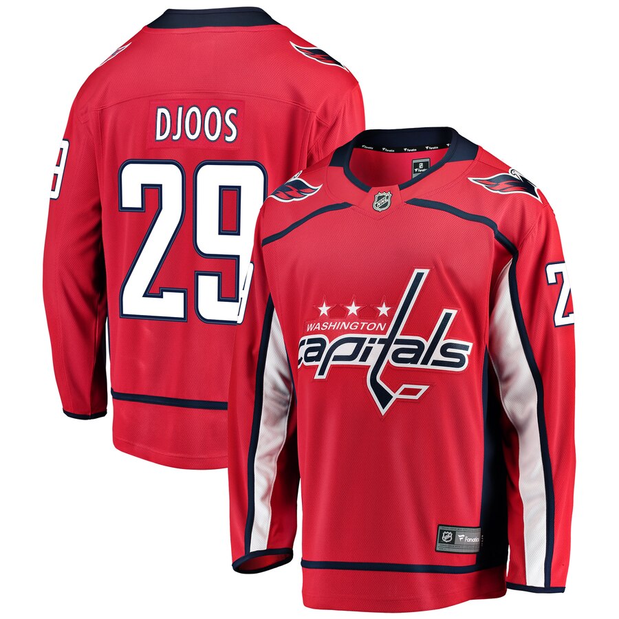 Christian Djoos Washington Capitals Fanatics Branded Youth Breakaway Player Jersey Red