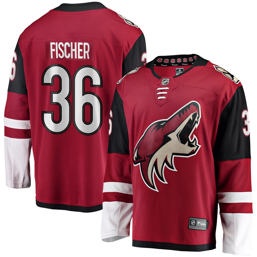 Christian Fischer Arizona Coyotes Fanatics Branded Breakaway Player Jersey Garnet
