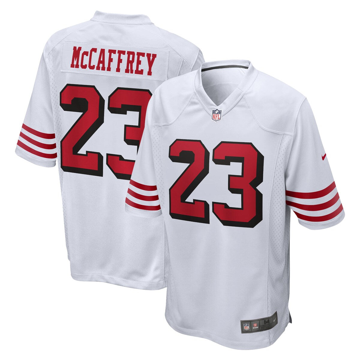 Christian Mccaffrey San Francisco 49ers Nike Game Jersey White