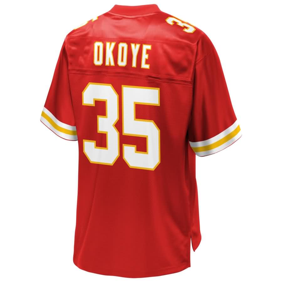 Christian Okoye Kansas City Chiefs Nfl Pro Line Retired Player Jersey Red