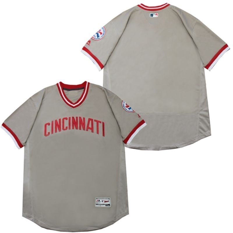 Cicinnati Reds 2020 Mlb Grey Jersey