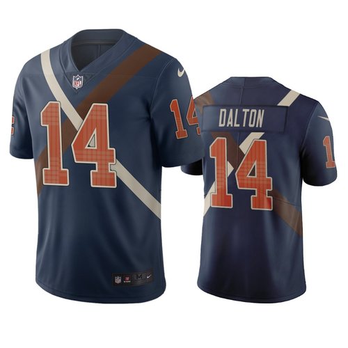 Cincinnati Bengals 14 Andy Dalton Navy Vapor Limited City Edition Nfl Jersey