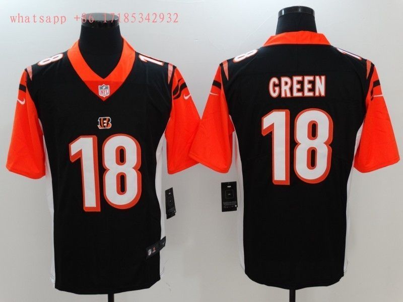 Cincinnati Bengals Aj Green 18 Nfl 2020 Black Jersey Jersey