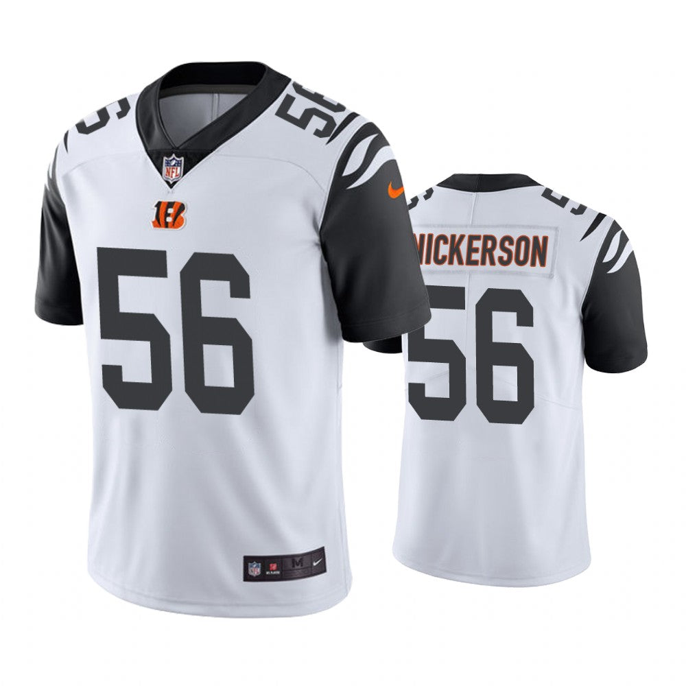 Cincinnati Bengals Hardy Nickerson White Nike Color Rush Limited Jersey