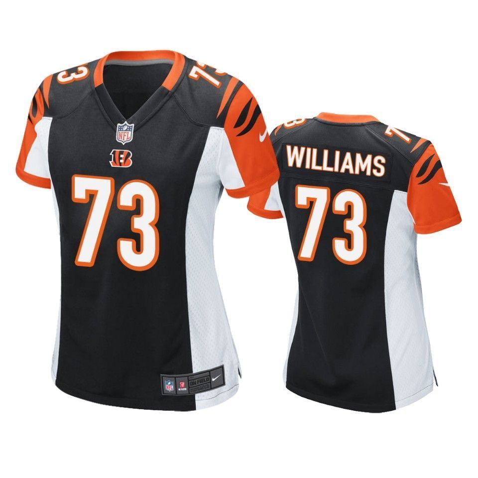 Cincinnati Bengals Jonah Williams 2019 Nfl Draft Black Game Womens Jersey