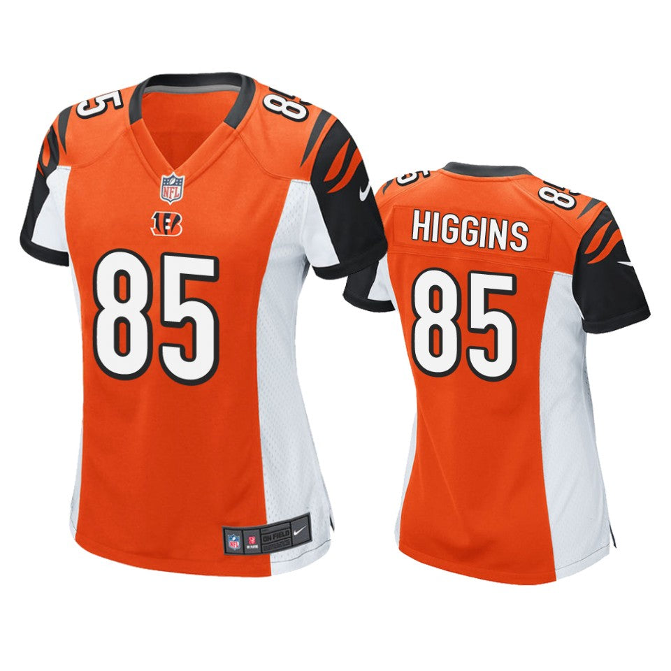 Cincinnati Bengals Tee Higgins Orange 2020 Nfl Draft Game Jersey