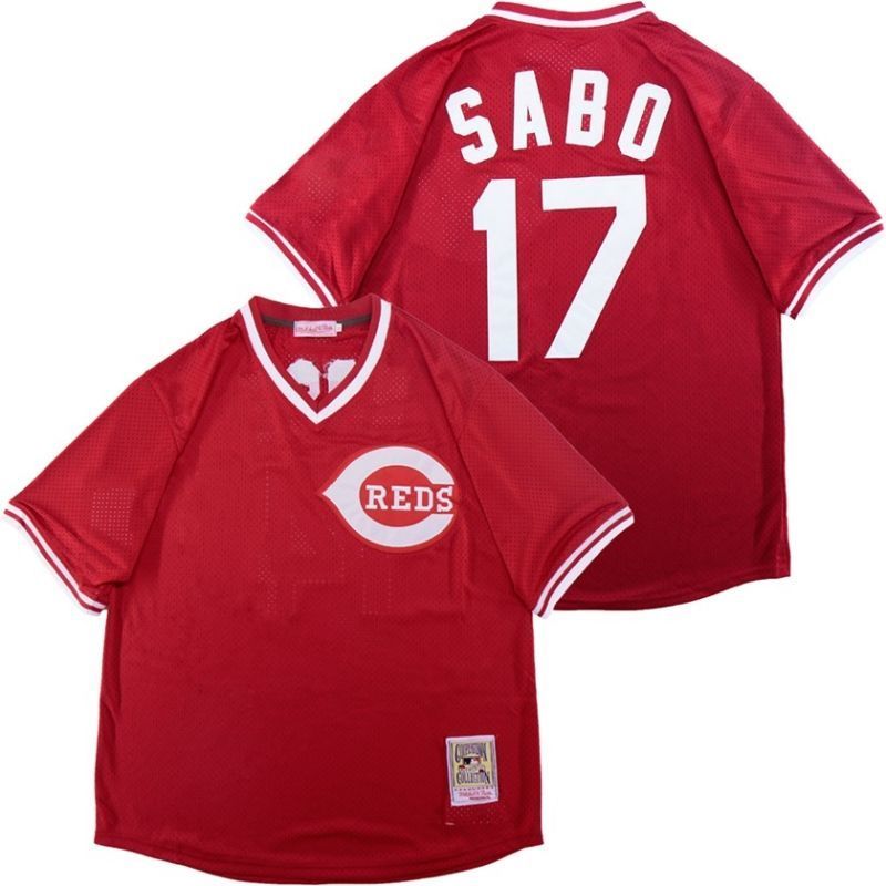 Cincinnati Reds Chris Sabo 17 2020 Mlb Red Jersey
