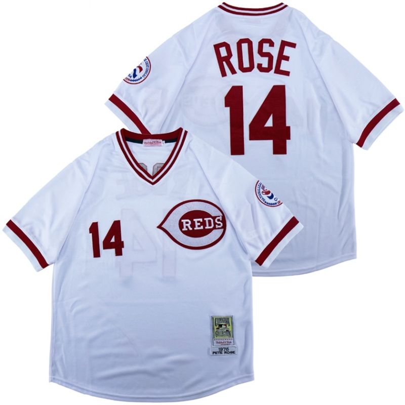 Cincinnati Reds Pete Rose 14 2020 Mlb White Jersey
