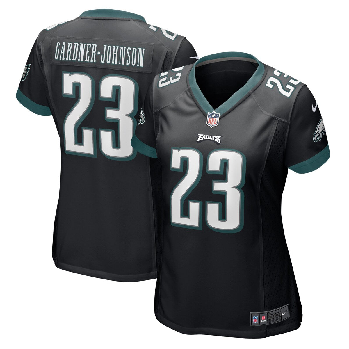 Cj Gardner johnson Philadelphia Eagles Nike Womens Alternate Game Player Jersey Black