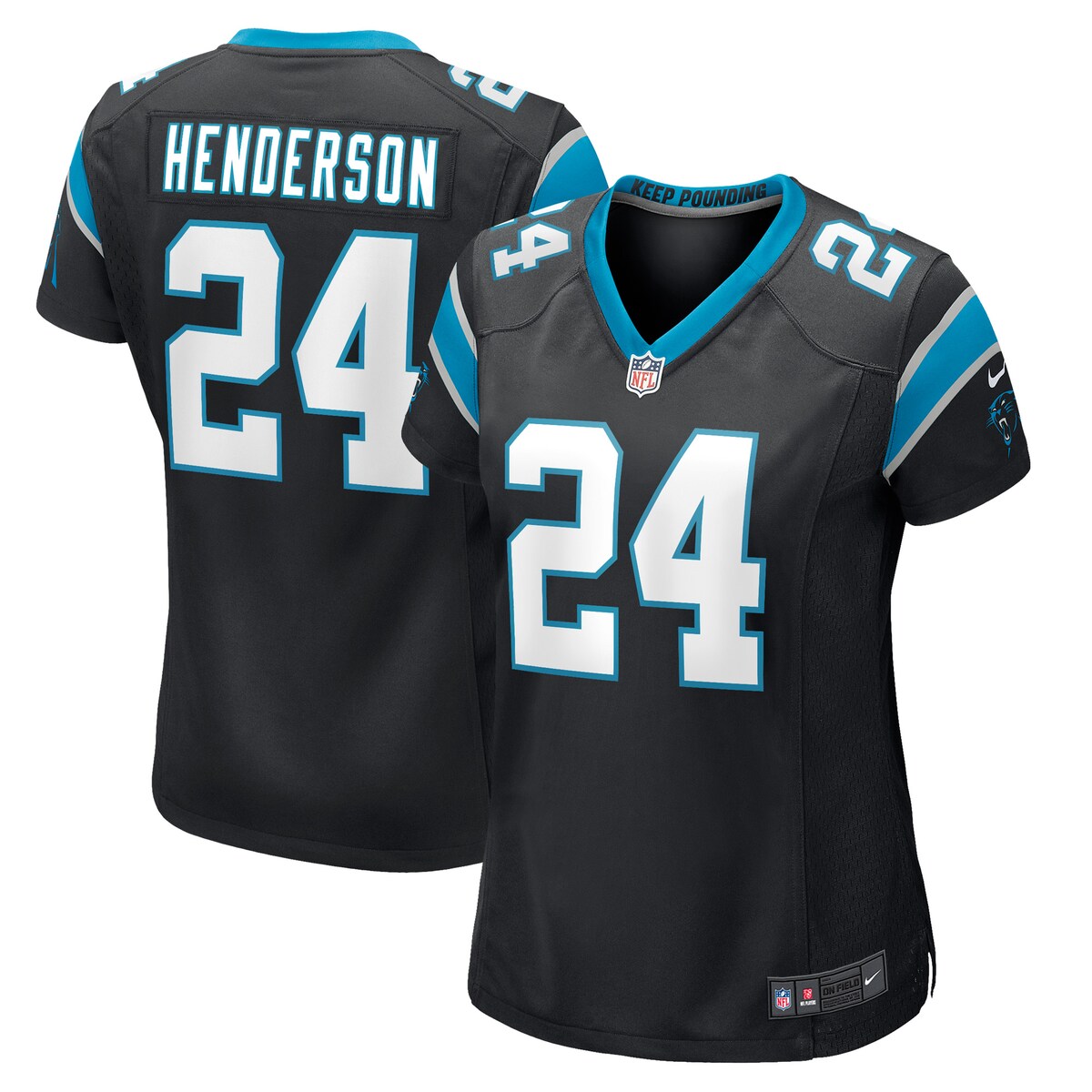 Cj Henderson Carolina Panthers Nike Womens Game Player Jersey Black