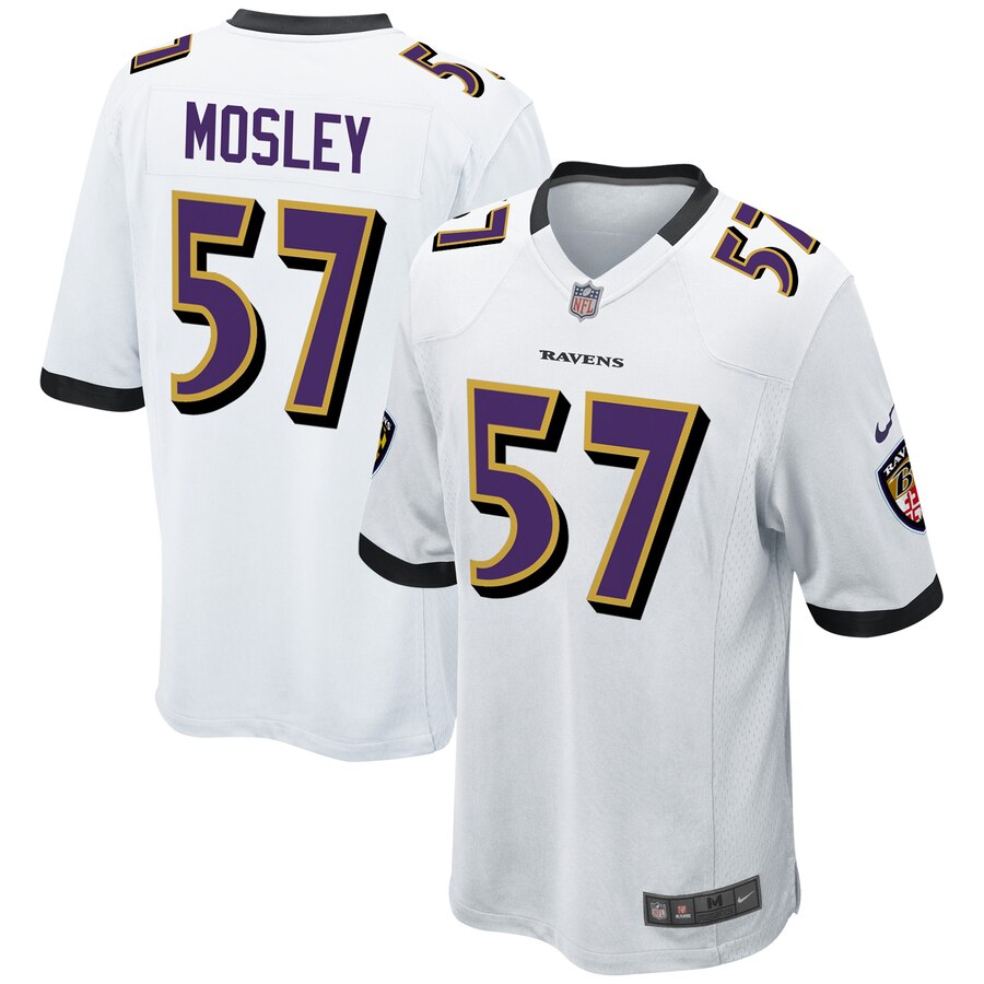 Cj Mosley Baltimore Ravens Nike Youth Game Jersey White