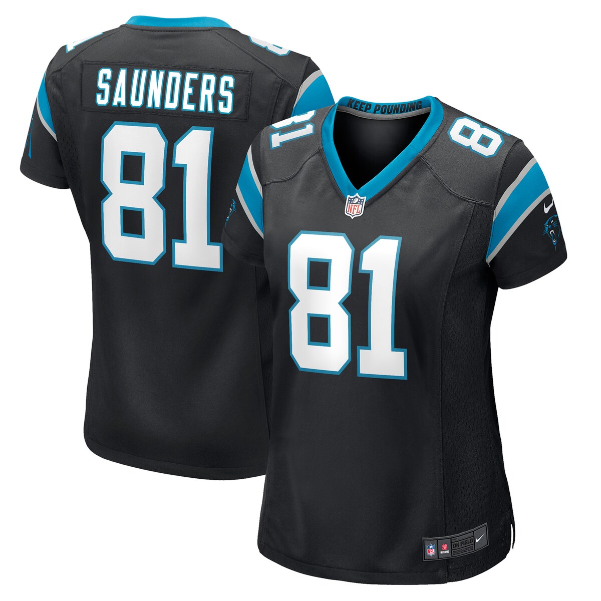 Cj Saunders Carolina Panthers Nike Womens Game Player Jersey Black